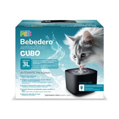 BEBEDERO FUENTE DE AGUA NEGRO 3L - Image 5