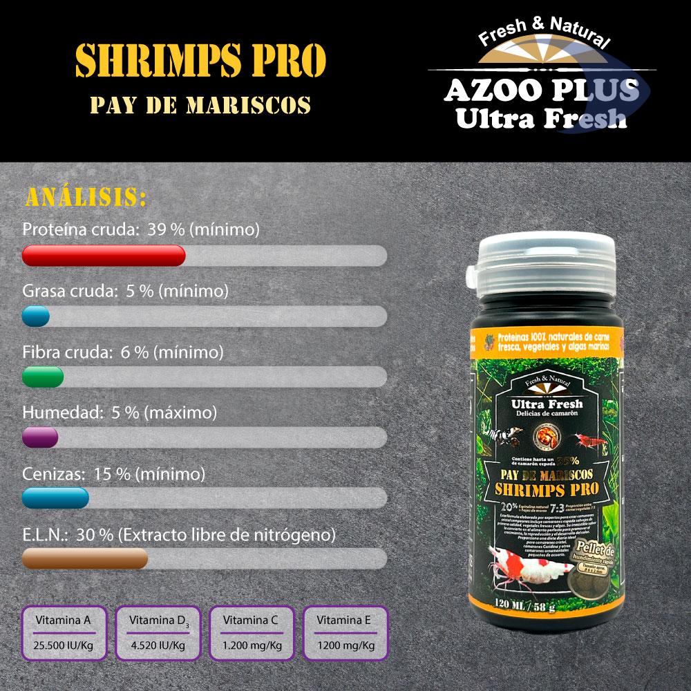 Pay de mariscos para gambitas shrimps pro 58g. - Image 3