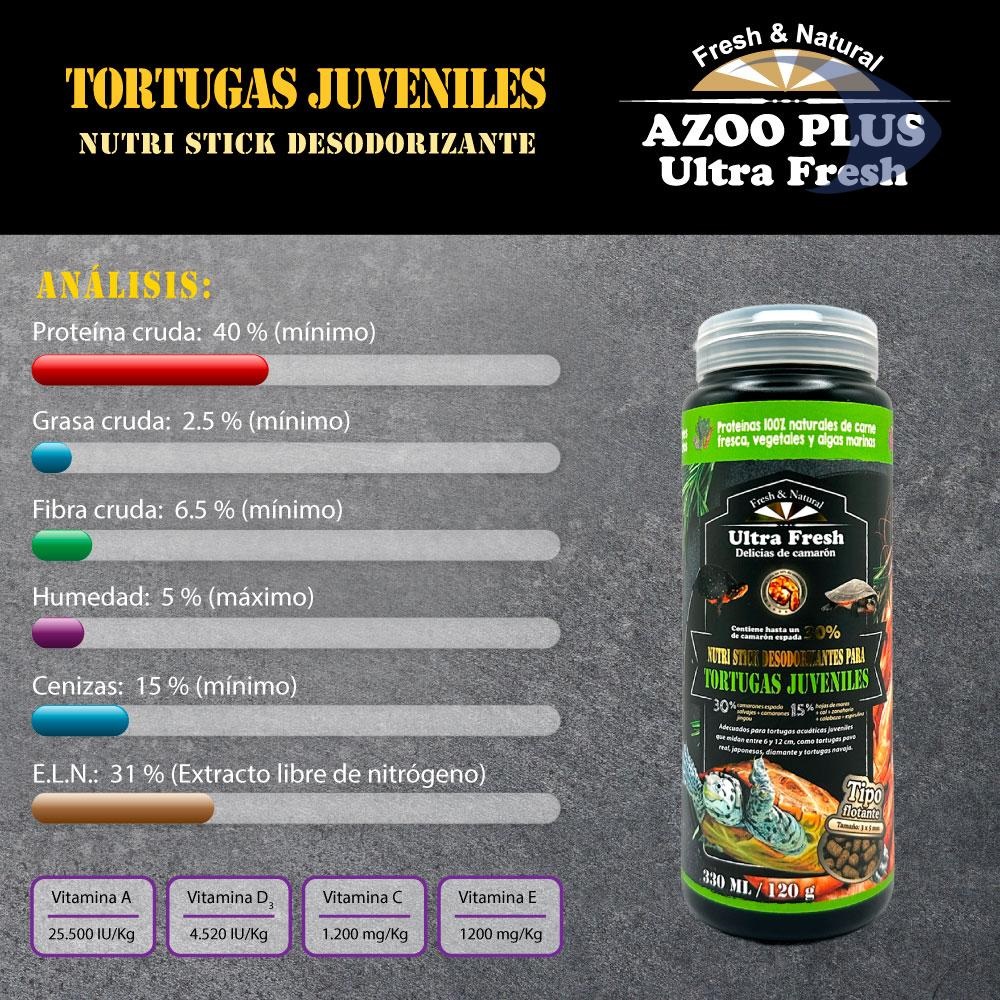 Nutri stick desodorizantes para tortugas juveniles 1 kg - Image 3