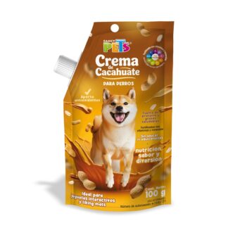 CREMA DE CACAHUATE P/ PERROS 100G