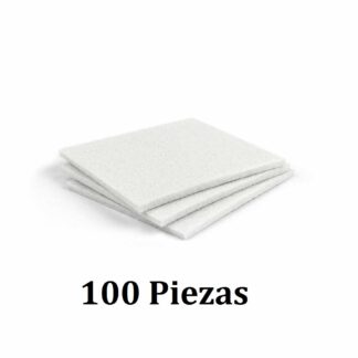 PAD Fibra anti rayaduras, 100 piezas.