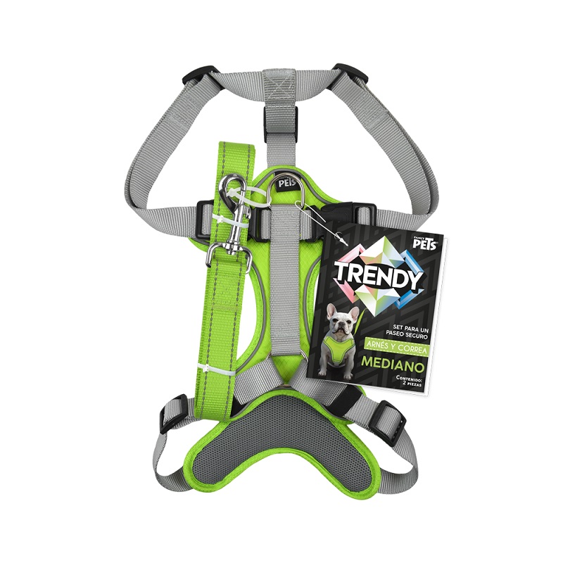 SET ARNES Y CORREA TRENDY MED VERDE.