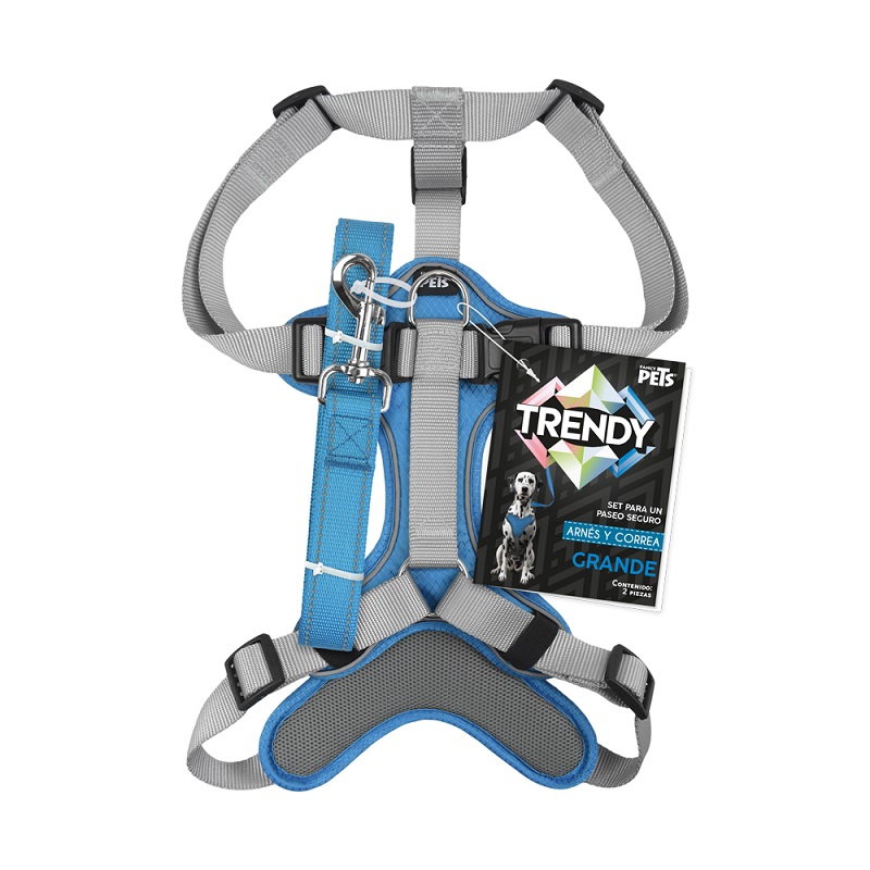 SET ARNES Y CORREA TRENDY GDE AZUL.