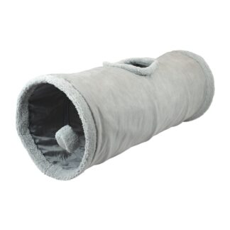 TUNEL PLEGABLE GATO GRIS.