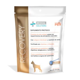 MS RECOVERY SUPLEMENTO PROTEÍNA PERROS 400G.