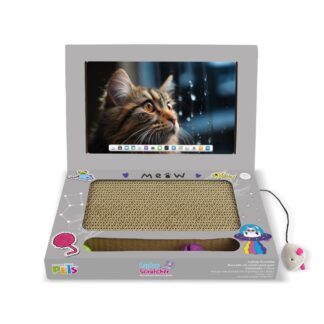 RASCADOR C/JUGUETE LAPTOP 33 CM