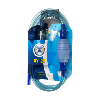 Sifón BOYU BY-28 con bomba manual y válvula.